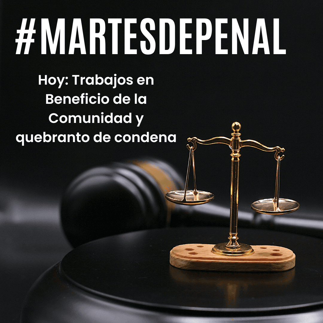 Sin plan de trabajo en los trabajos en beneficio de la comunidad no puede haber quebranto de condena