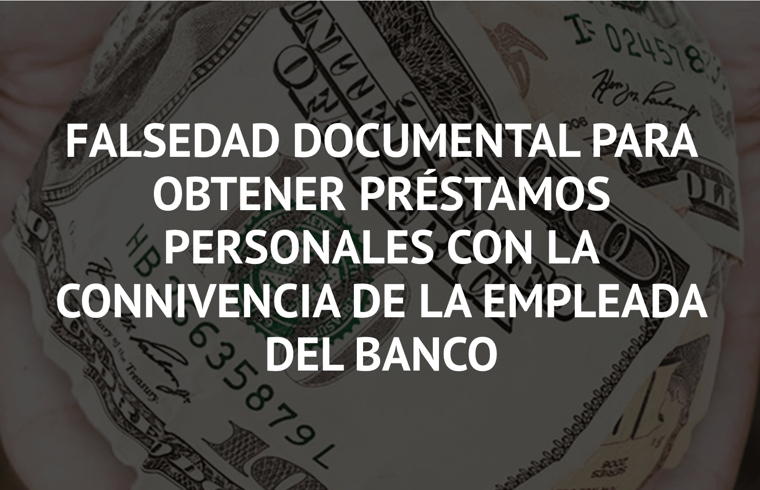 Falsedad documental con mucho “gancho”