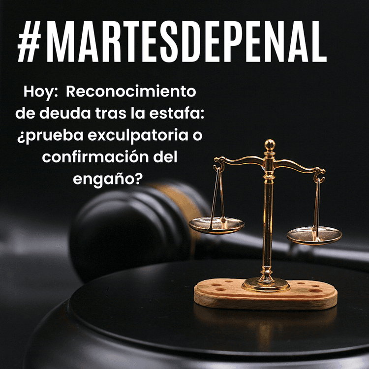 El reconocimiento de deuda firmado tras la estafa no exime de la responsabilidad penal