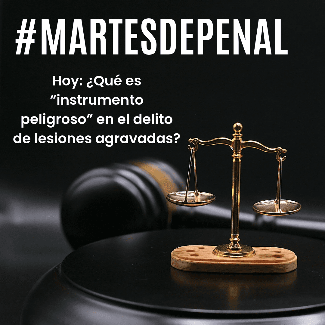 Definición de instrumento peligroso en el delito de lesiones agravadas