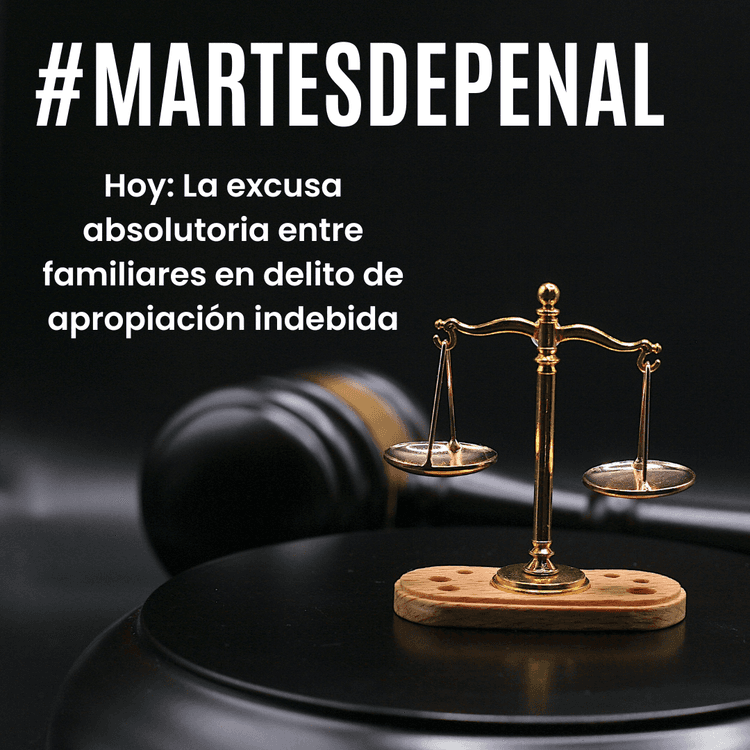 Qué es la excusa absolutoria en el delito de apropiación indebida